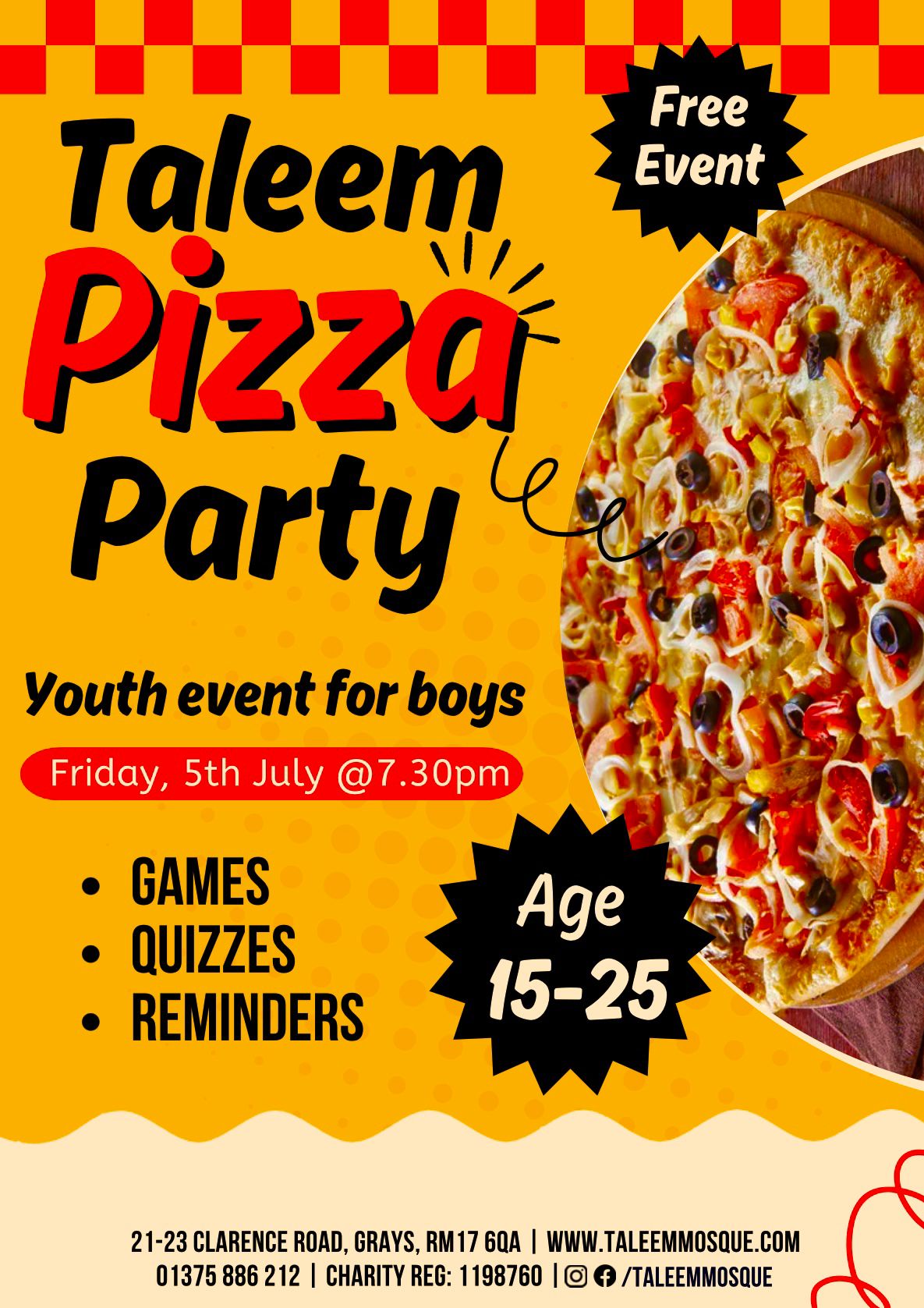 Taleem Pizza Party