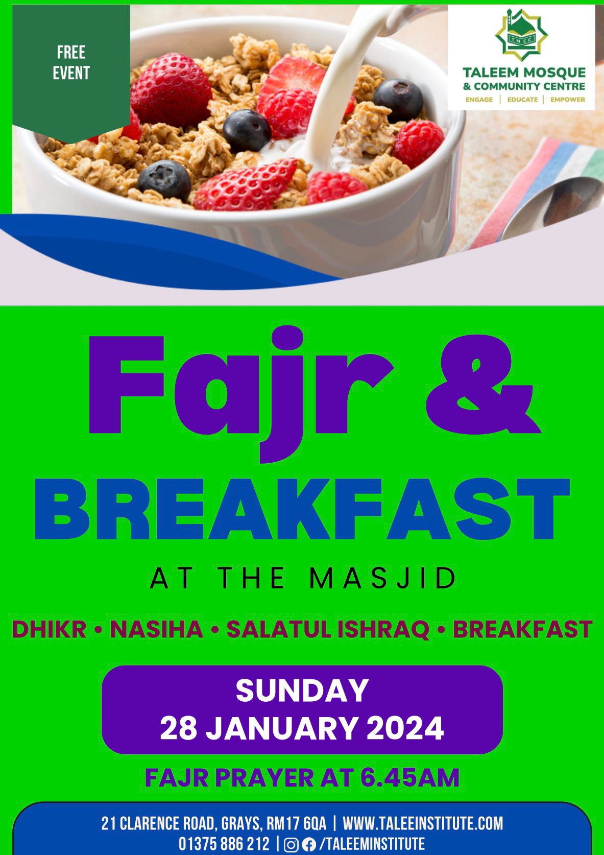 Fajr & Breakfast